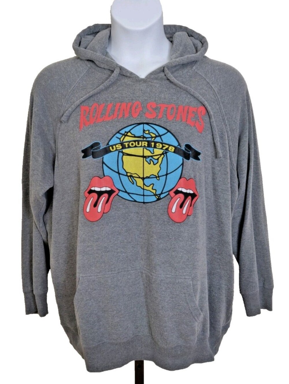 Torrid Women's Size 2 2X 18/20 Rolling Stones US Tour 1978 Sweatshirt Hoodie